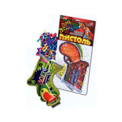 Пистоль Надувная хлопушка купить в Вологде | vologda.salutsklad.ru