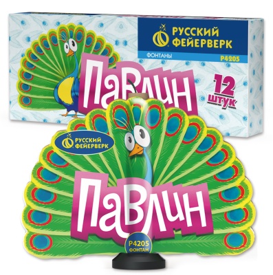 Павлин F Пиротехнический фонтан купить в Вологде | vologda.salutsklad.ru