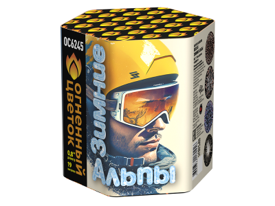 Зимние Альпы Батарея салютов купить в Вологде | vologda.salutsklad.ru