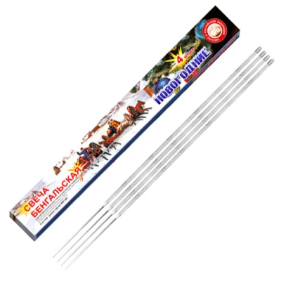 Новогодние 400-4 мм. Бенгальские огни купить в Вологде | vologda.salutsklad.ru